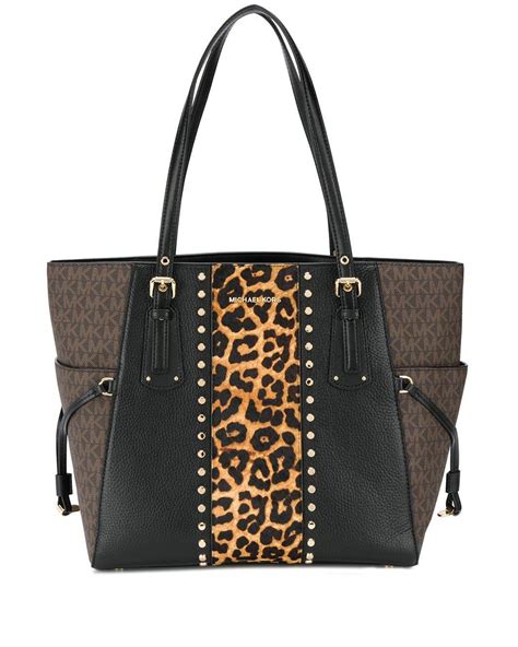 michael kors leopard skin tote|michael kors leopard handbags.